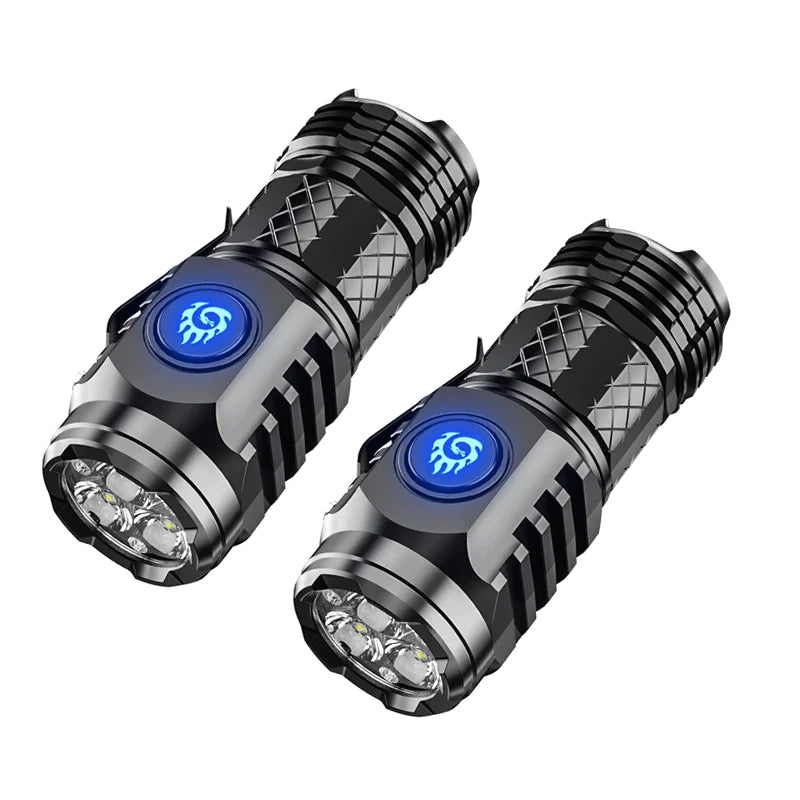 🔦Three-Eyed Monster Mini Flashlight: Ultimate Power, Pocket-Sized💡