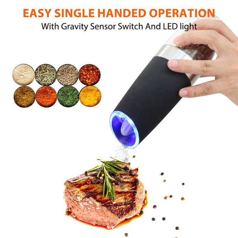 ✨Automatic Electric Gravity Salt & Pepper Grinder🌿