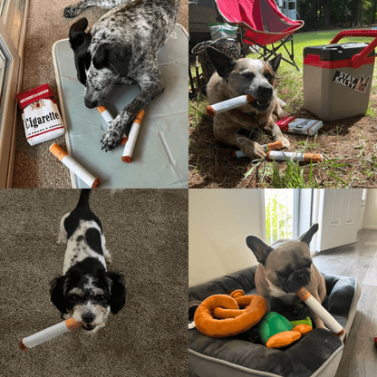 🐶DoggyCigar🚬: Interactive Squeaky Teething Toy