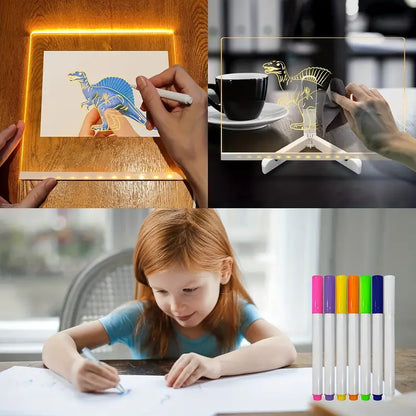 ✨ Illuminate Creativity with the Kids LED Writing Board – Fun, Learning, and Glow in One! 🖍️