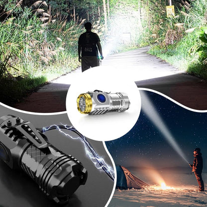 🔦Three-Eyed Monster Mini Flashlight: Ultimate Power, Pocket-Sized💡