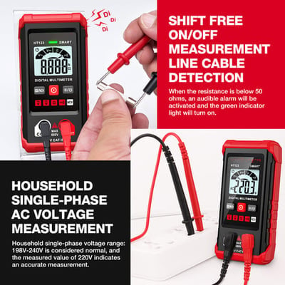 Smart Digital Multimeter – Safe, Accurate, and Effortless! ⚡🔧