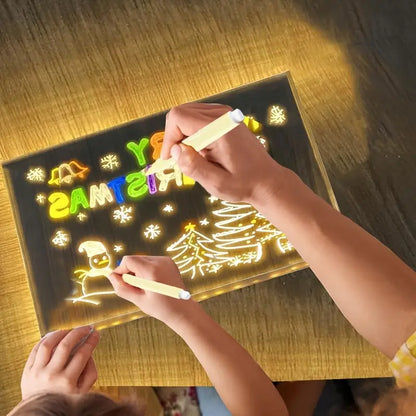 ✨ Illuminate Creativity with the Kids LED Writing Board – Fun, Learning, and Glow in One! 🖍️