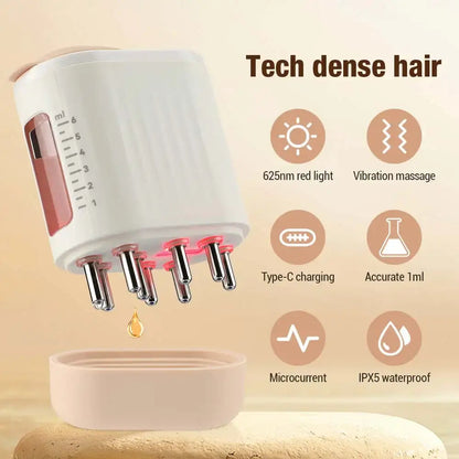 GlowHair 5-in-1 Red Light Therapy & Scalp Massager for Healthier, Fuller Hair✨💇‍♀️