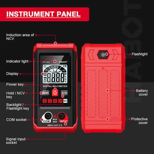 Smart Digital Multimeter – Safe, Accurate, and Effortless! ⚡🔧