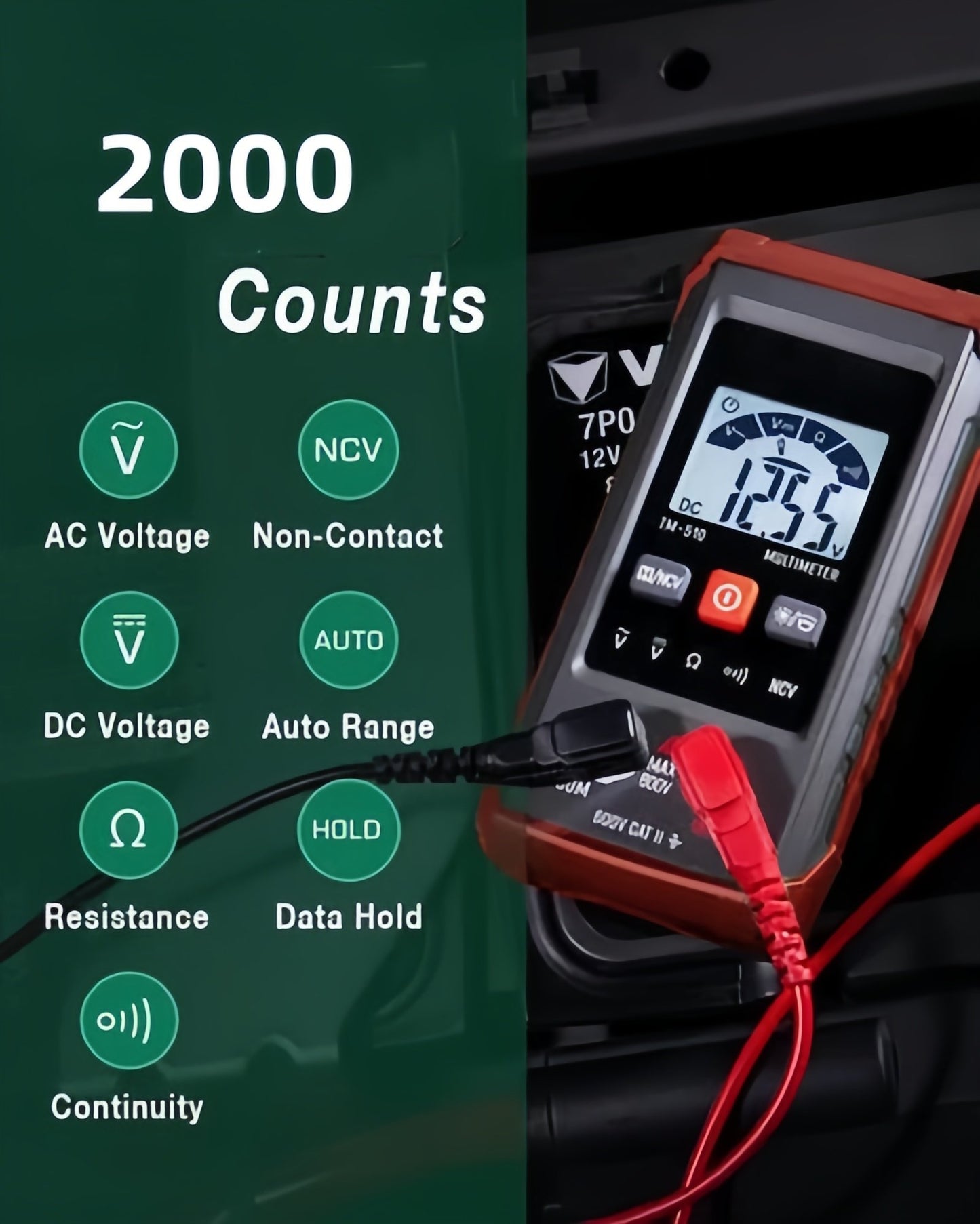 Smart Digital Multimeter – Safe, Accurate, and Effortless! ⚡🔧