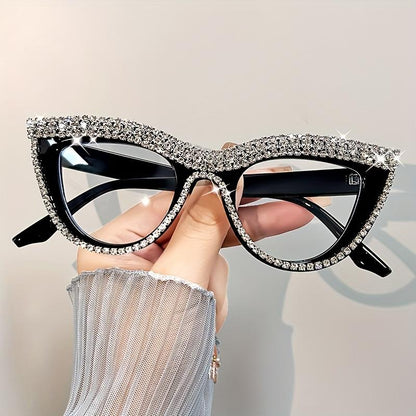 Fashion Diamond Cat-Eye Reading Glasses/Sunglasses👓