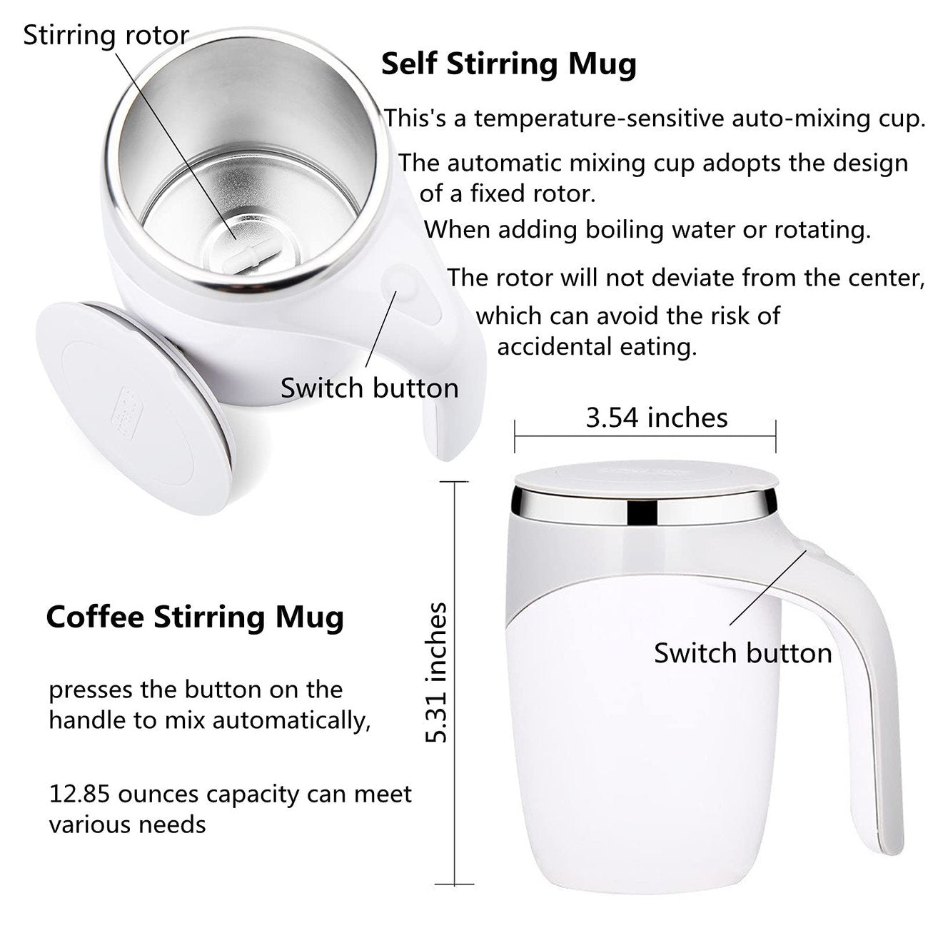 🎁The Best Gift🎁Magnetic Automatic Self-Stirring Coffee Mug☕