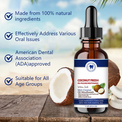 🎉Pre-Black Friday Deals 50% Off Coconut Fresh Oil-Pulling Mouthwash