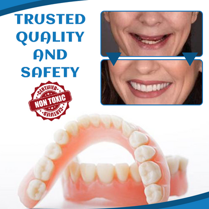 🎉Happy Holiday Deals 50% Off [Official Brand Store] Seamless Smile Silicone Denture Kit