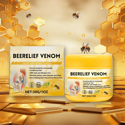 🎉Pre-Black Friday Deals 50% Off BeeRelief Venom Joint and Bone Cream (✨ Specifically designed for orthopedic diseases and joint pain ✨)