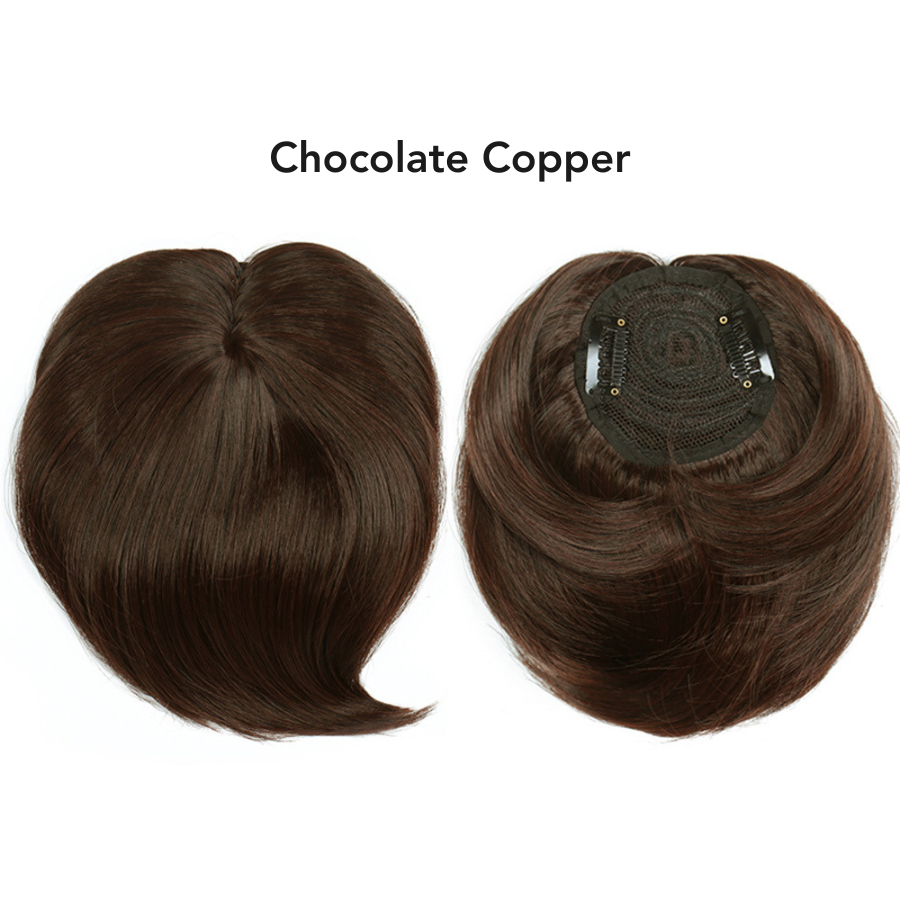 ✨Natural Clip-In Hair Topper for Thinning and Postpartum Hair Loss💇‍♀️