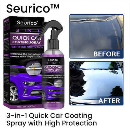🔥Seurico™ 3-in-1 Quick Car Coating Spray with High Protection