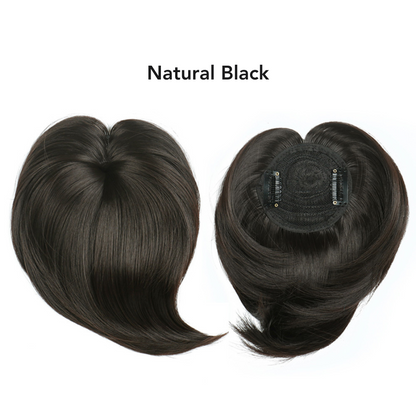 ✨Natural Clip-In Hair Topper for Thinning and Postpartum Hair Loss💇‍♀️