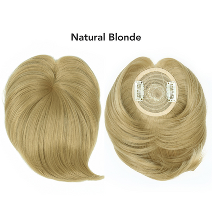 ✨Natural Clip-In Hair Topper for Thinning and Postpartum Hair Loss💇‍♀️