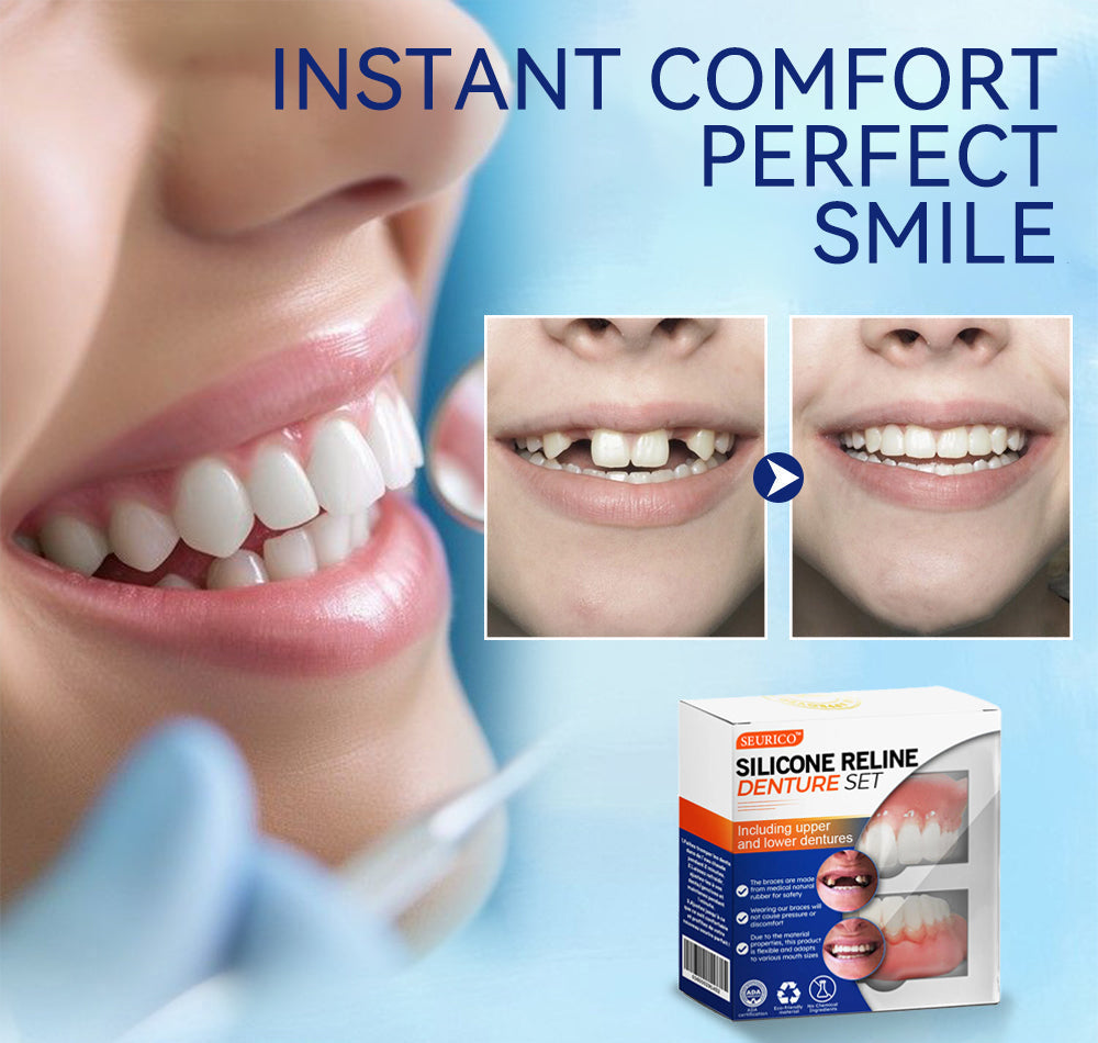 [Official Brand Store] Seurico™ Silicone Reline Denture Set
