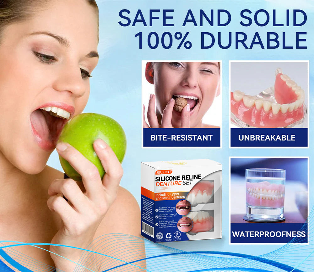 [Official Brand Store] Seurico™ Silicone Reline Denture Set