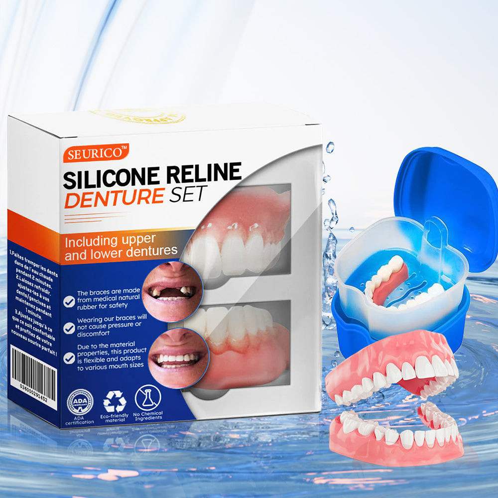 [Official Brand Store] Seurico™ Silicone Reline Denture Set