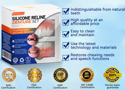 [Official Brand Store] Seurico™ Silicone Reline Denture Set
