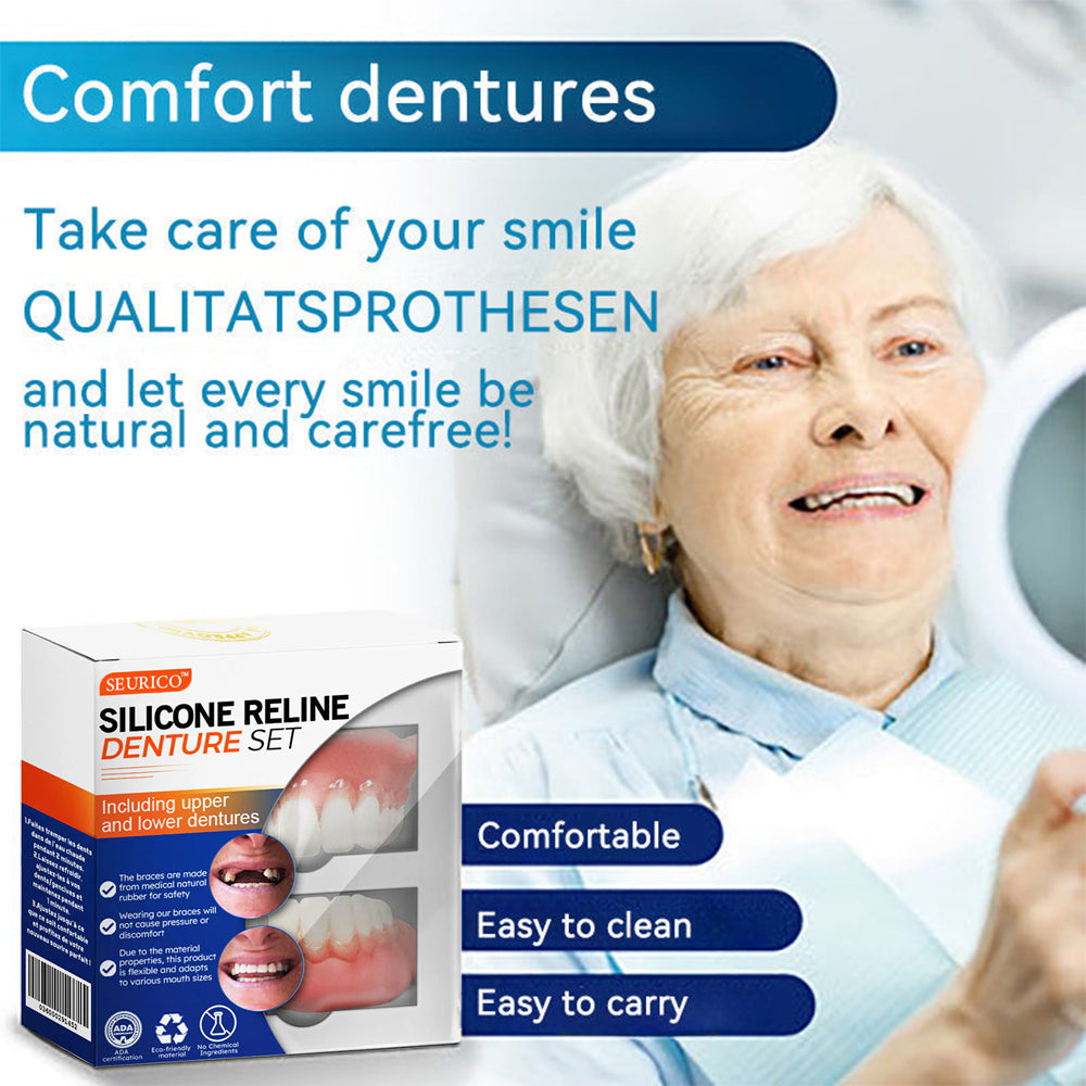 [Official Brand Store] Seurico™ Silicone Reline Denture Set