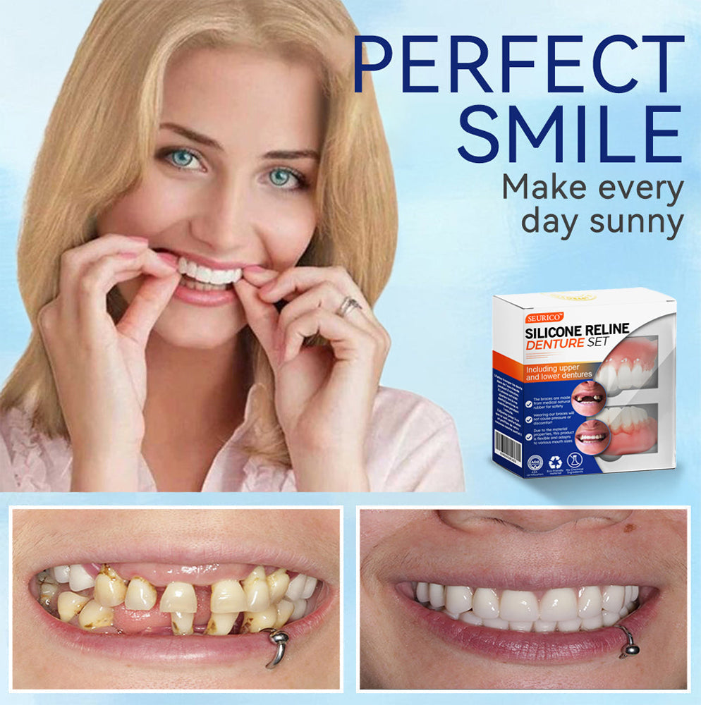 [Official Brand Store] Seurico™ Silicone Reline Denture Set