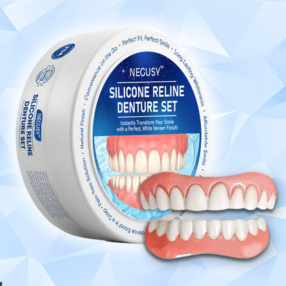 NEGUSY™ 💙Silicone Reline Denture Set（🔥Limited time discount 70%🔥)