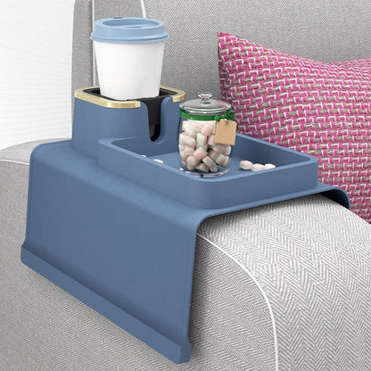 Multi-Functional Silicone Sofa Armrest Organizer with Cup Holder