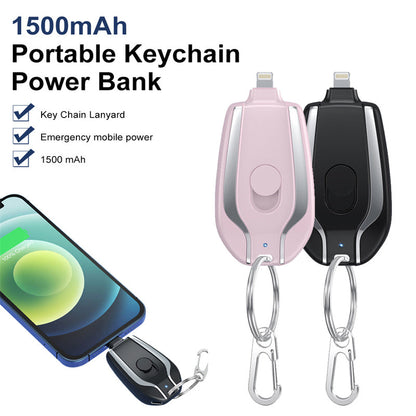 ✨Ultra-Compact Emergency Mini Powerbank Keychain🔋