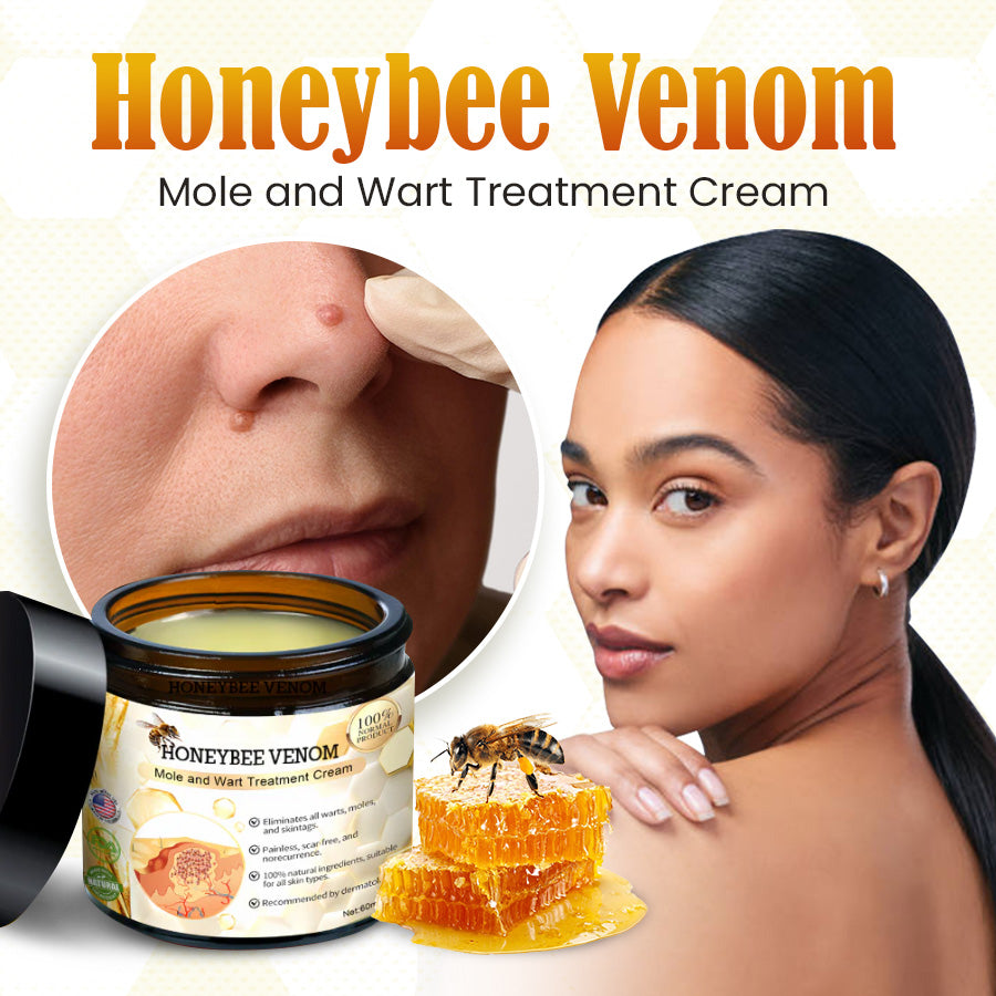 🎉Pre-Black Friday Deals 50% Off Honeybee Venom Mole and Wart Cream