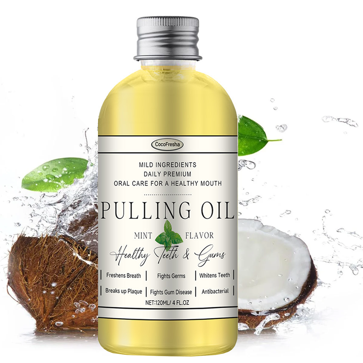 POWERFUL ORGANIC COCONUT PULLING OIL